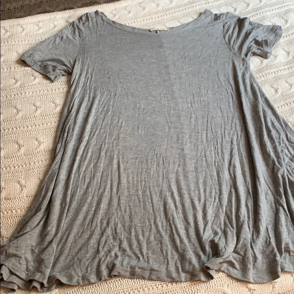 Grey T-shirt Dress